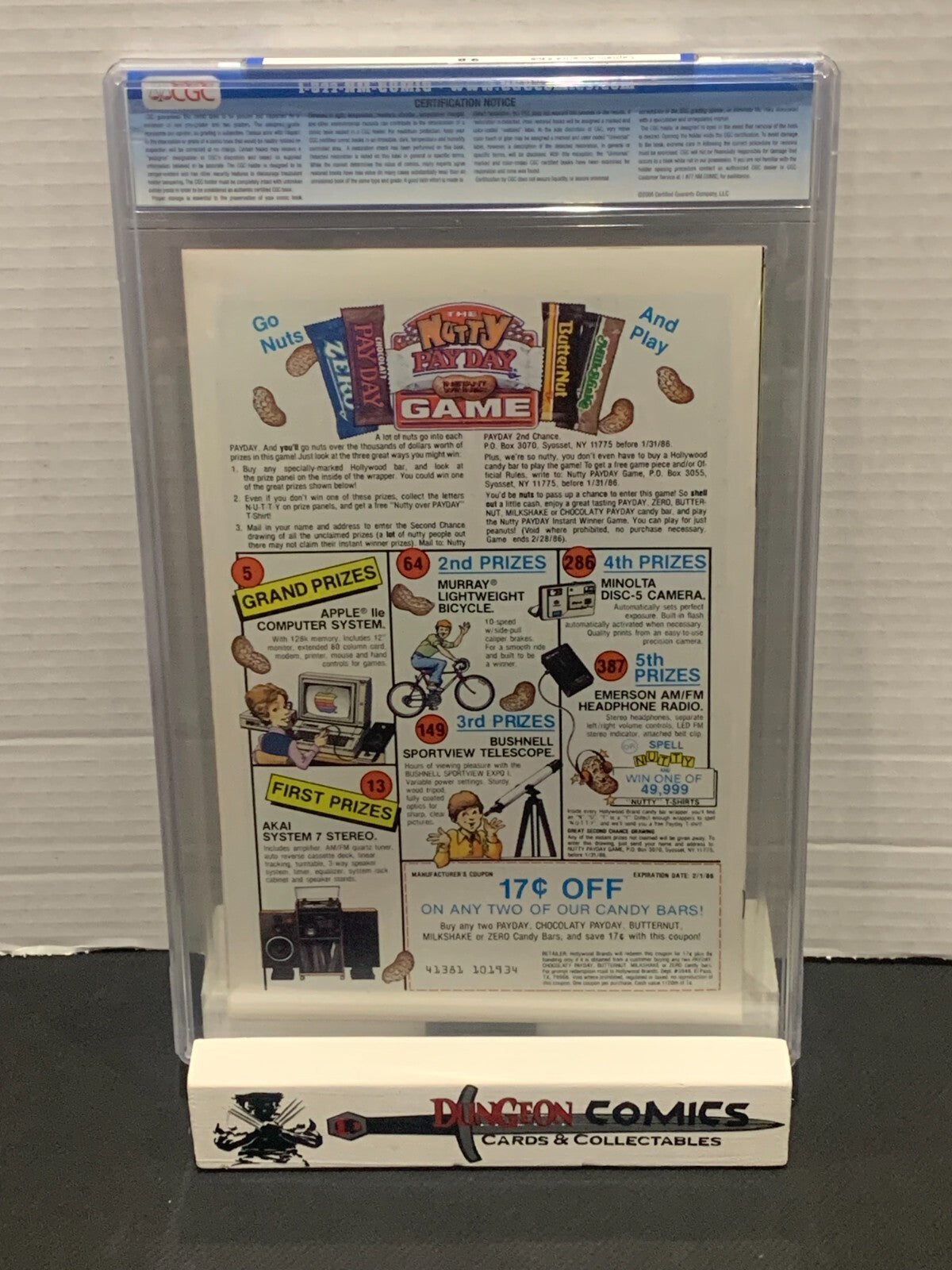 Captain America # 308 Cover A CGC 9.8 1985 Secret Wars II Tie In [GC37]