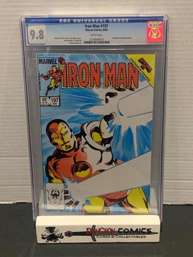 Iron Man # 197 Cover A CGC 9.8 1985 Secret Wars II Tie In [GC37]
