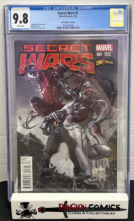 Secret Wars # 7 ComicXposure Variant CGC 9.8 2016 [EM3]