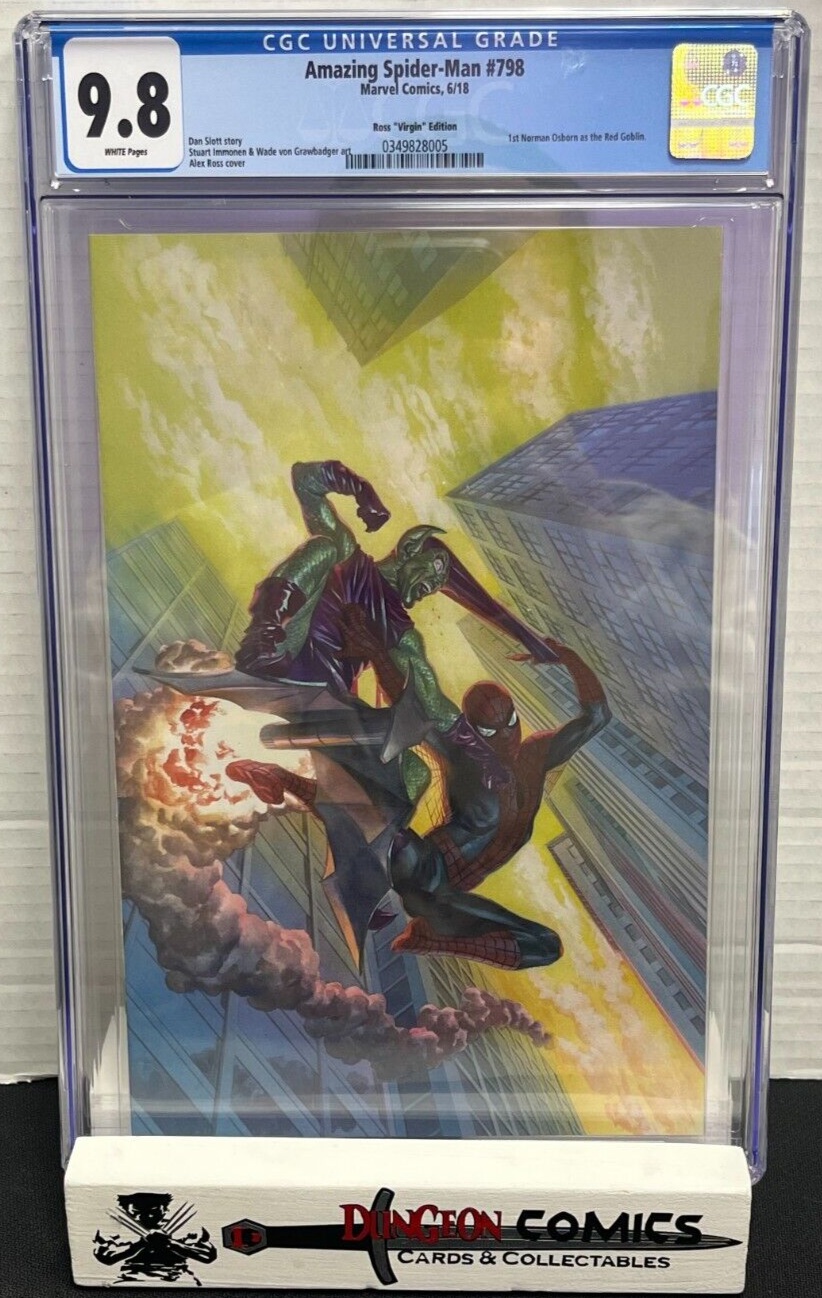 The Amazing Spider-Man # 798 Alex Ross Virgin 1:100 Variant CGC 9.8 2018 [EM1]