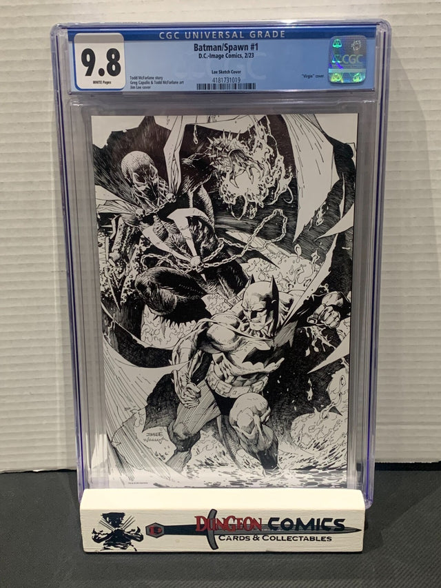 Batman/Spawn # 1 CGC 9.8 Cover N - Lee 1:100 Sketch Variant Cover [GC29]