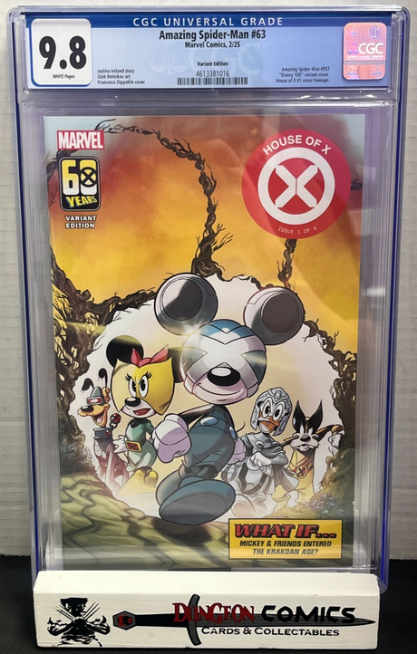 Amazing Spider-Man # 63 CGC 9.8 Dippolito DISNEY What If Variant [GC35][CR]