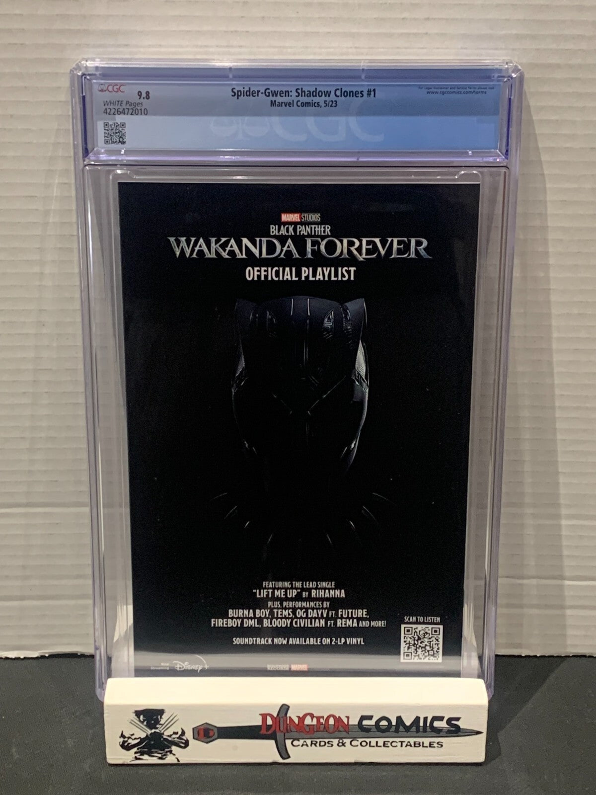 Spider-Gwen: Shadow Clones # 1 CGC 9.8 Regular Cover [GC28]