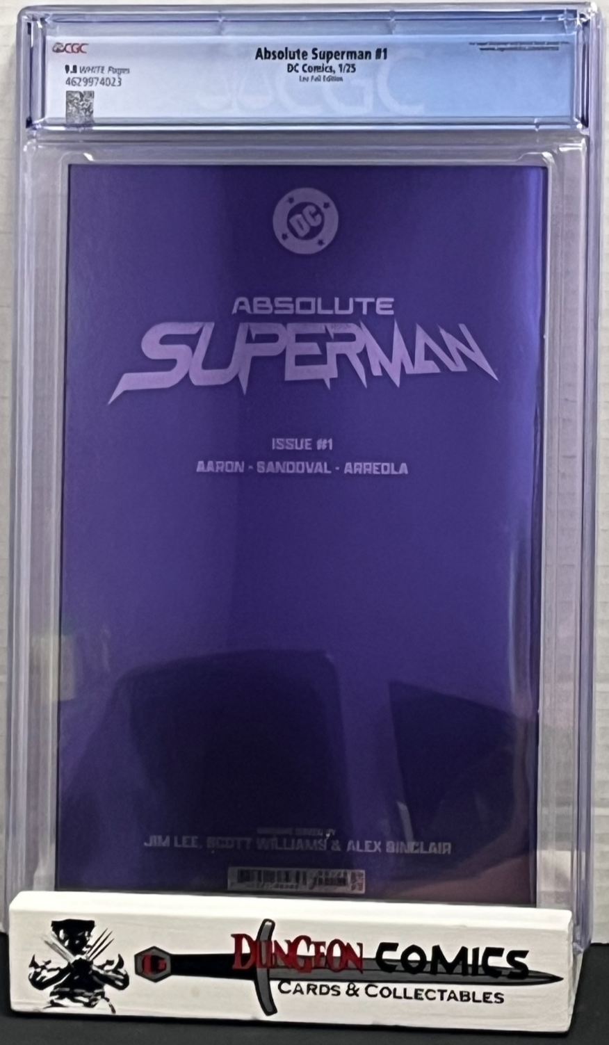 Absolute Superman # 1 Jim Lee Foil Variant Cover CGC 9.8 DC Comics [CR]