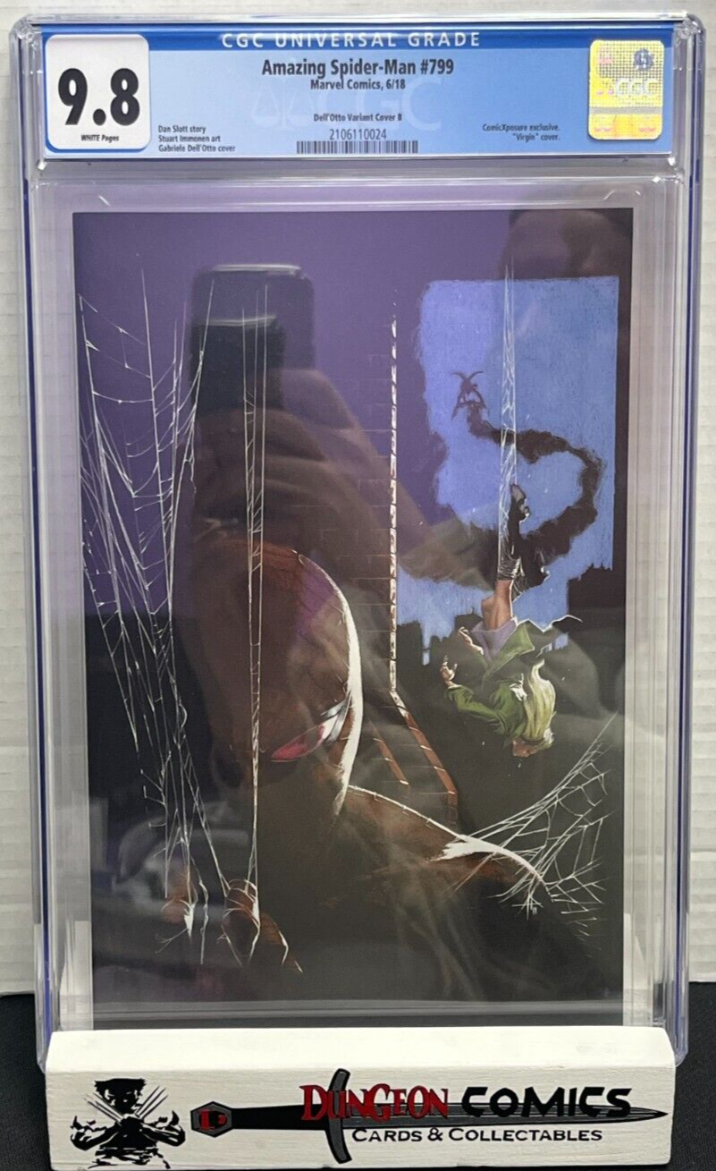 The Amazing Spider-Man # 799 Dell'Otto Virgin Variant Cover B CGC 9.8 2018 [EM1]