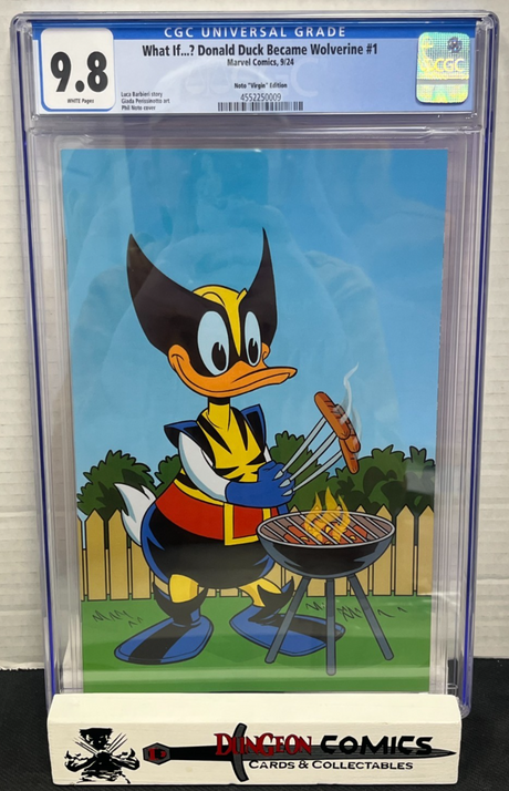 What if...? Donald Duck Became Wolverine # 1 Variant 1:50 Cover CGC 9.8 [GC30]