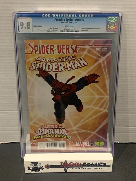 Amazing Spider-Man Vol 3 # 12 Web Warriors 1:10 Variant CGC 9.8 2015 [GC39]