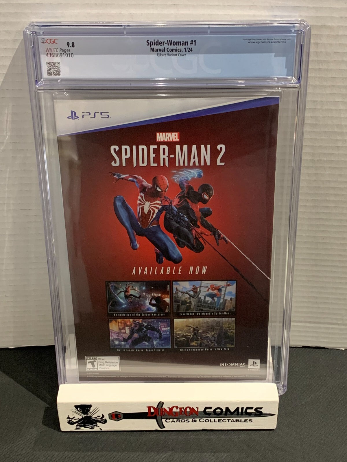 Spider-Woman # 1 CGC 9.8 Ejikure Variant Cover Marvel 2023 [GC40]