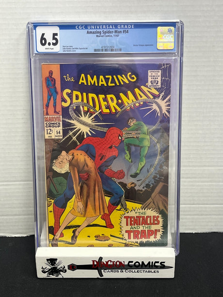 Amazing Spider-Man # 54 CGC 6.5 - Doctor Octopus App Marvel 1967 [EM2]