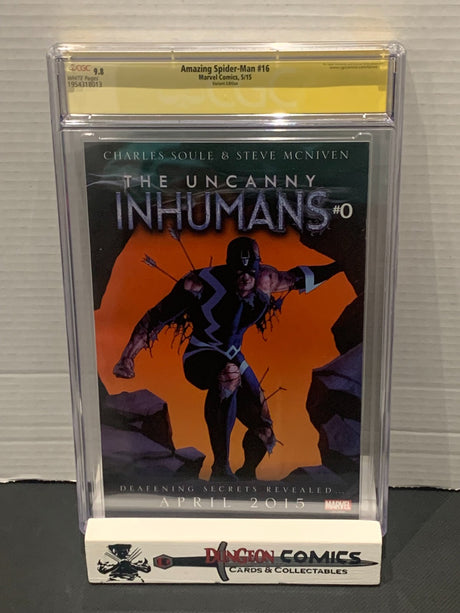 Amazing Spider-Man Vol 3 # 16 Variant CGC 9.8 2015 SS Humberto Ramos [GC39]