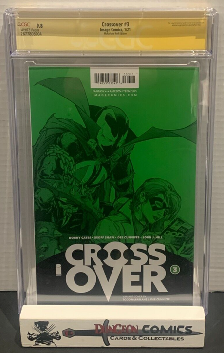 Crossover # 3 CGC 9.8 McFarlane Foil Edition SS Donny Cates Comp Copy [GC30]