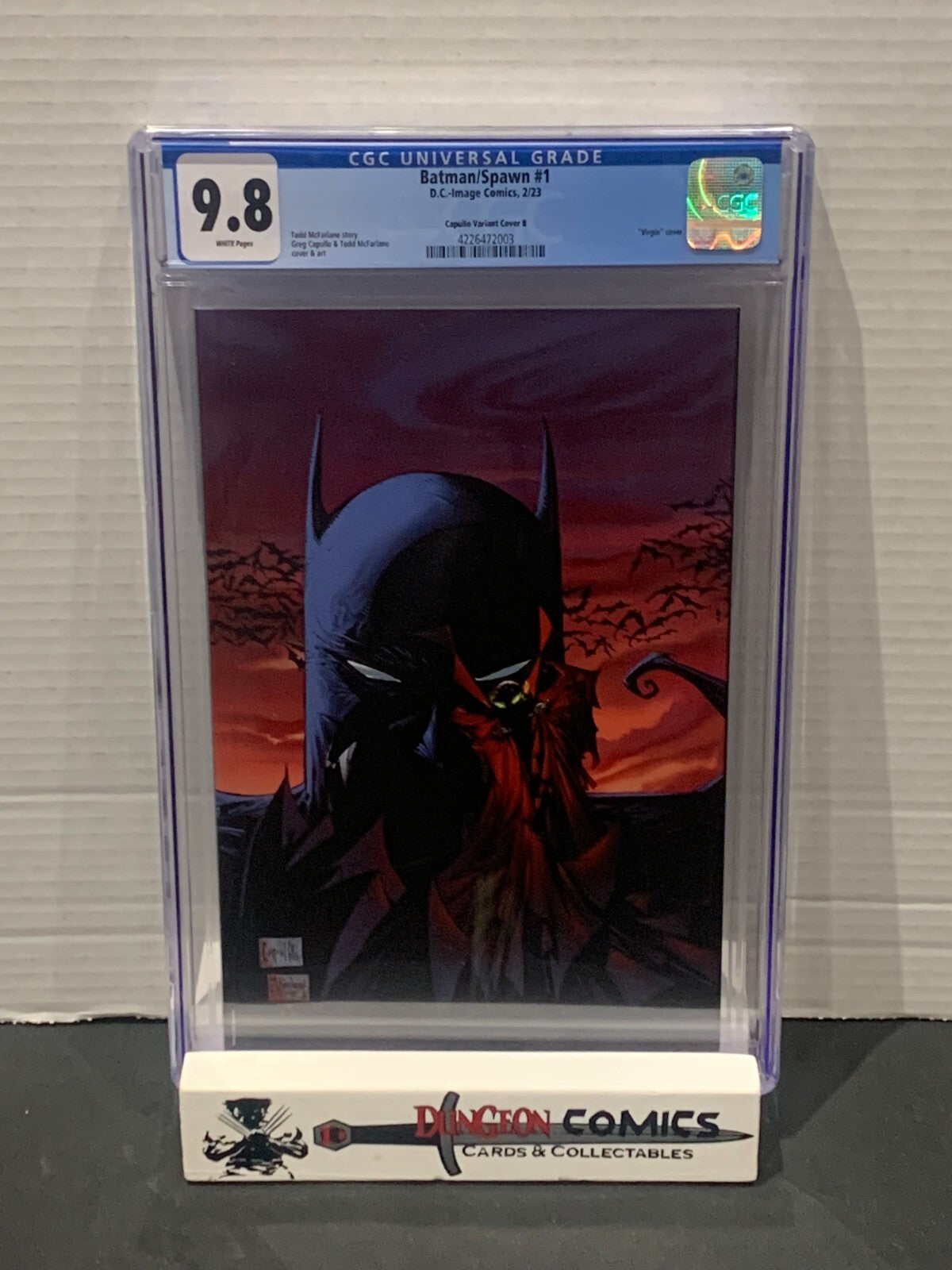 Batman/Spawn # 1 CGC 9.8 Cover K - Team Capullo McFarlane Variant  [GC30]