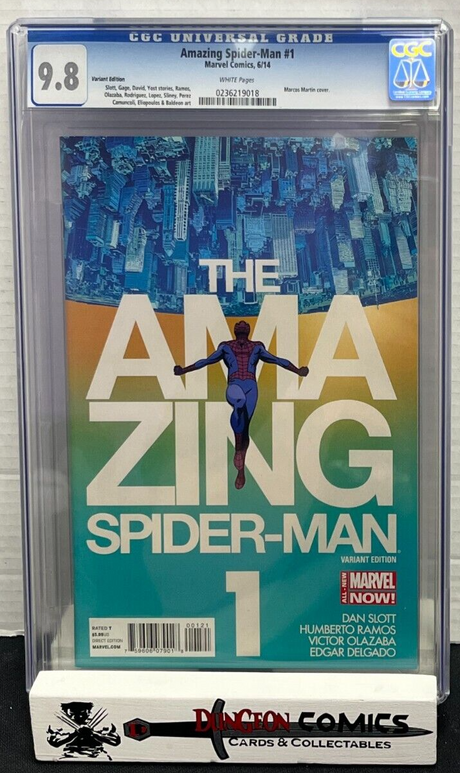 Amazing Spider-Man Vol 3 # 1 Marcos Martin Cover CGC 9.8 2014 [CR]