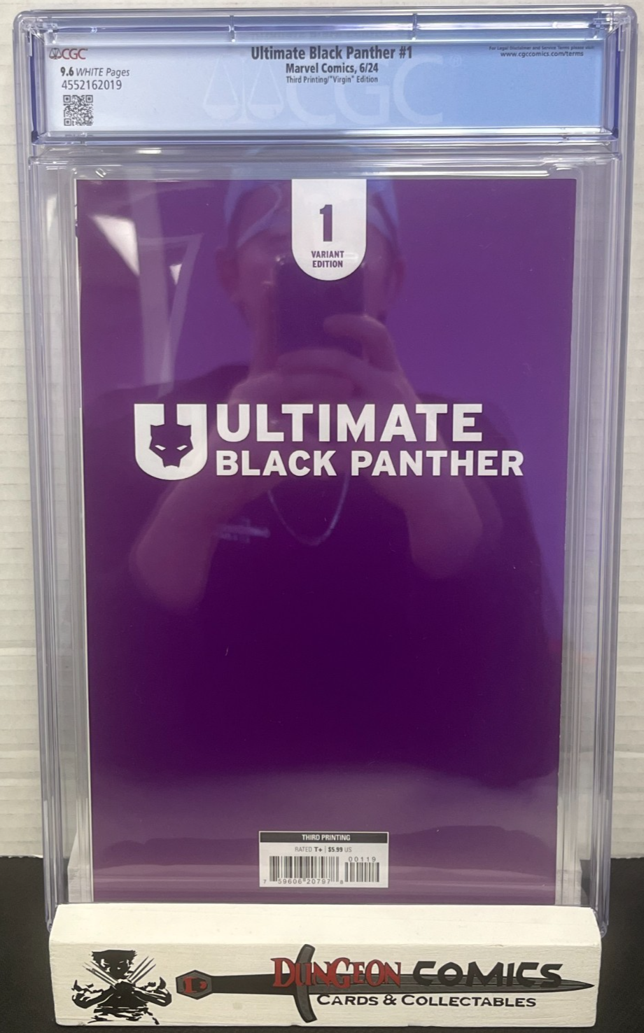 Ultimate Black Panther # 1 Variant 1:25 Virgin Cover Marvel 2024 CGC 9.6 [GC23]