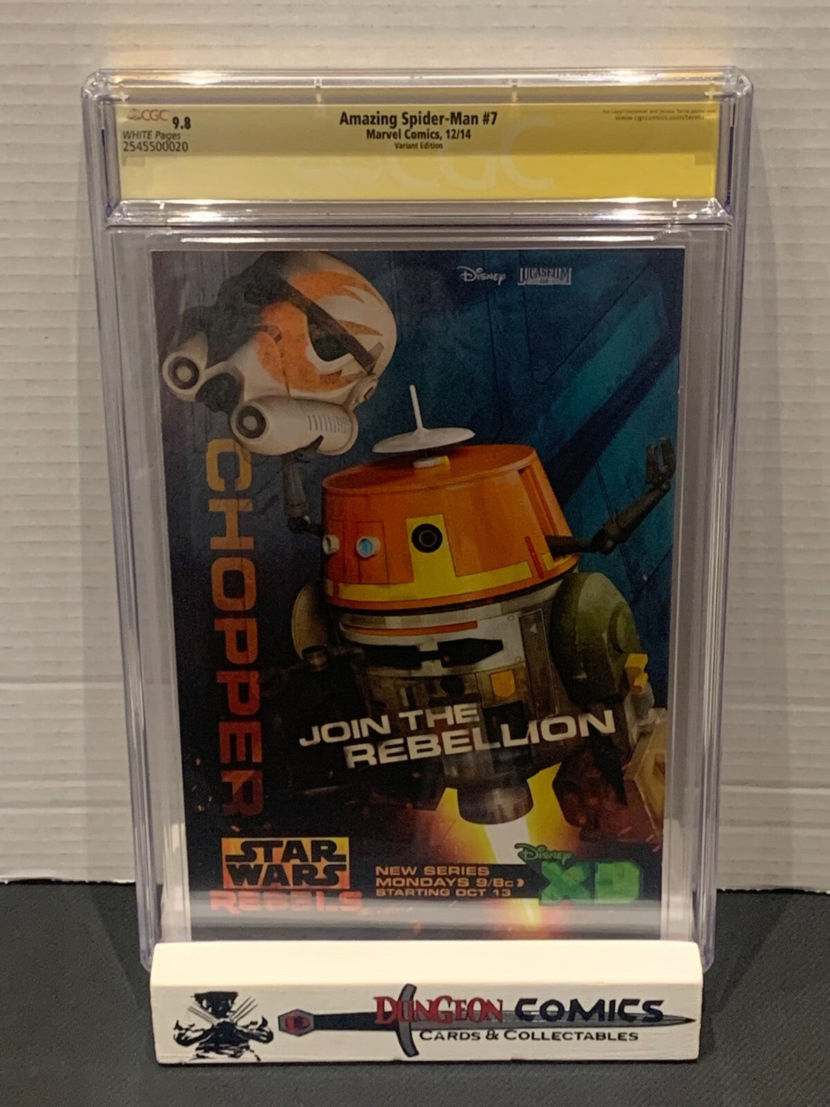 Amazing Spider-Man Vol 3 # 7 Variant Cover CGC 9.8 SS Giuseppe Camuncoli [GC9]