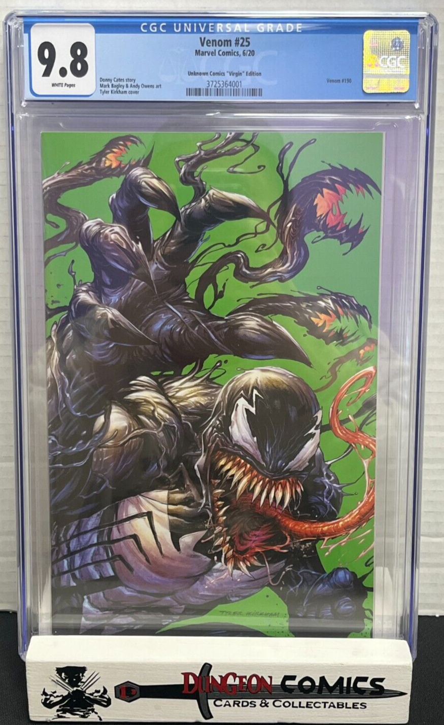 Venom # 25 Unknown Comics Kirkham Virgin Variant Cover CGC 9.8 [GC37]