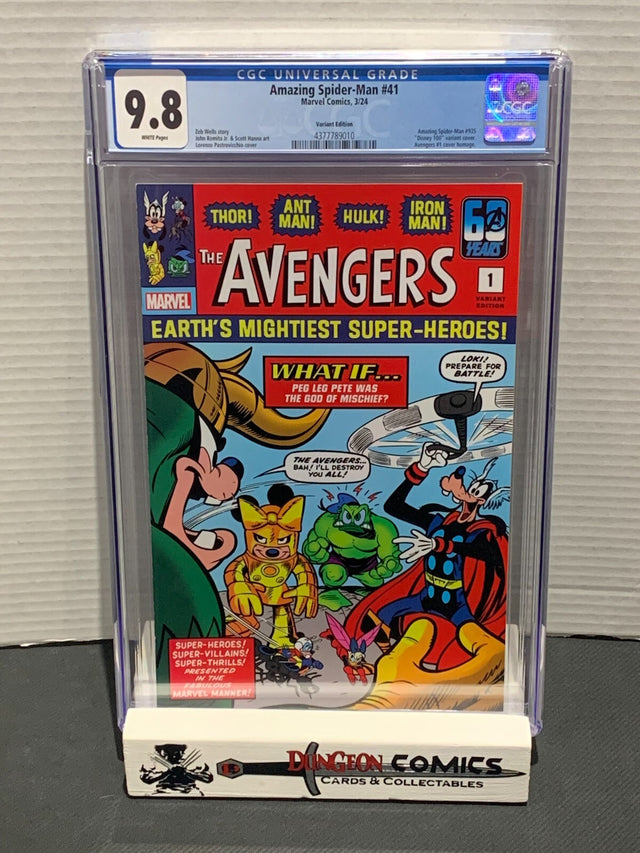 Amazing Spider-Man # 41 CGC 9.8 Pastrovicchio DISNEY What If Variant [GC38]