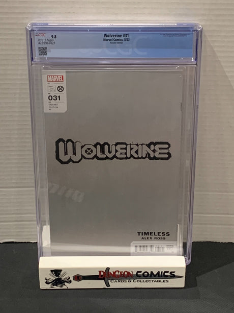 Wolverine # 31 CGC 9.8 Ross Timeless Variant Cover [GC31]