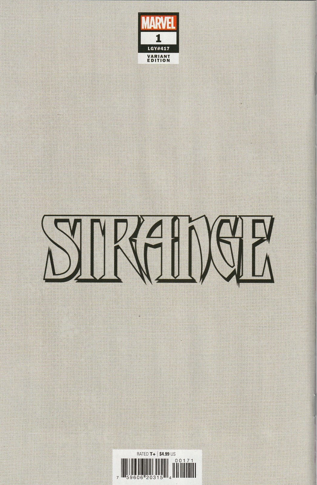 Strange # 1 J Scott Campbell Virgin Variant 1:500 Cover NM Marvel [CR]