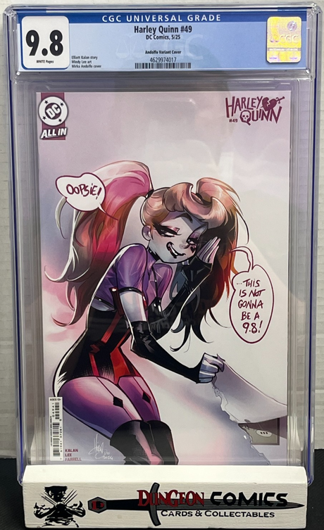 Harley Quinn # 49 Oopsie 1:25 Variant Cover CGC 9.8 DC Comics [CR]
