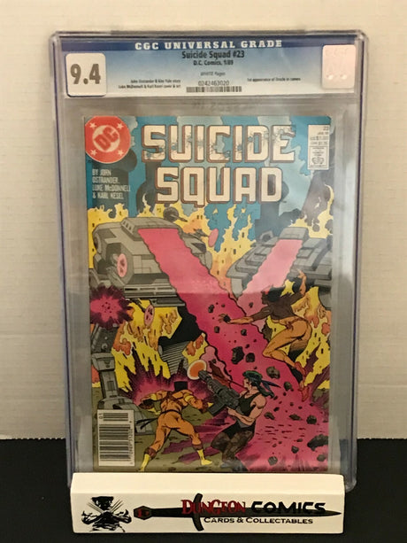 Suicide Squad # 23 CGC 9.4 1st App of Oracle in Cameo "Barbara Gordon" DC [EM1]