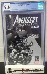 The Amazing Spider-Man # 61 B&W 1:100 Disney Variant CGC 9.6 Marvel 2025 [GC23]