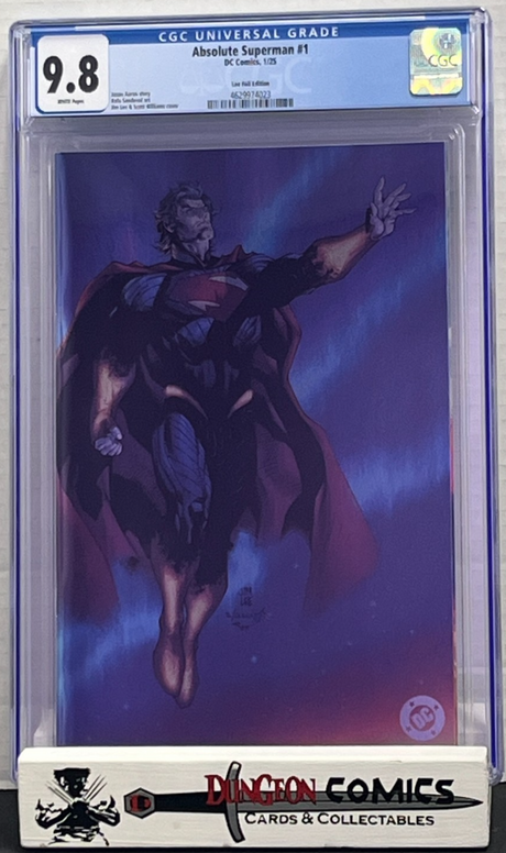 Absolute Superman # 1 Jim Lee Foil Variant Cover CGC 9.8 DC Comics [CR]