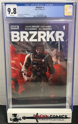 BRZRKR # 1 Cover A 1st Print CGC 9.8 Boom Studios Keanu Reeves [GC35]