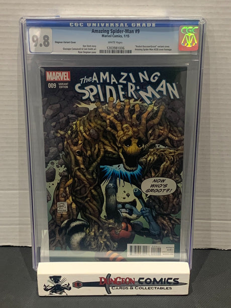 Amazing Spider-Man Vol 3 # 9 Stegman Variant Cover CGC 9.8 2015 [GC36]