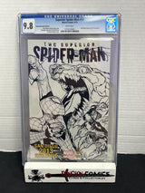 Superior Spider-Man # 13 SDCC Sketch Exclusive Variant Cover CGC 9.8 2013 [GC34]