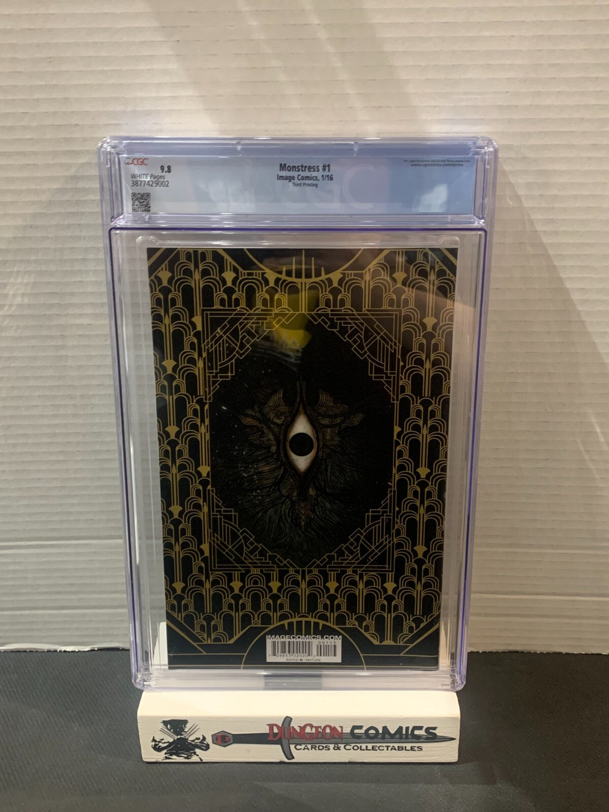 Monstress # 1 CGC 9.8 Third Printing Sana Takeda Cover Image 2016  [GC32]