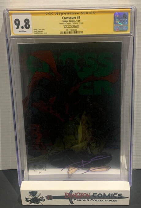 Crossover # 3 CGC 9.8 McFarlane Foil Edition SS Donny Cates Comp Copy [GC30]