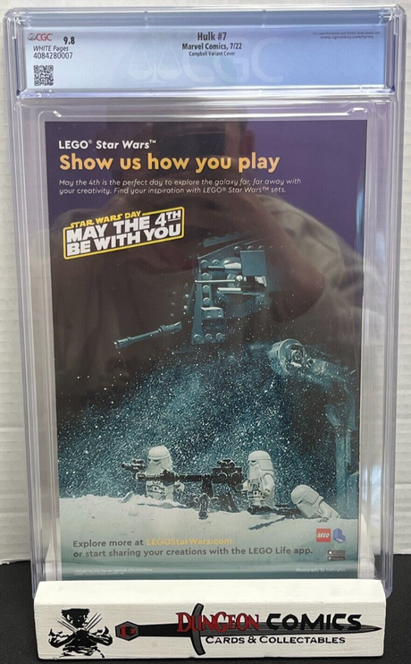 Hulk # 7 J.Scott Campbell Variant Cover CGC 9.8 Marvel 2022 [GC28]