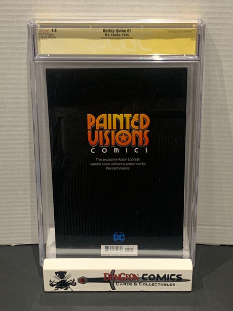 Harley Quinn # 1 CGC 9.8 Painted Visions Sketch DC 2016 SS Triple Signed [GC42]