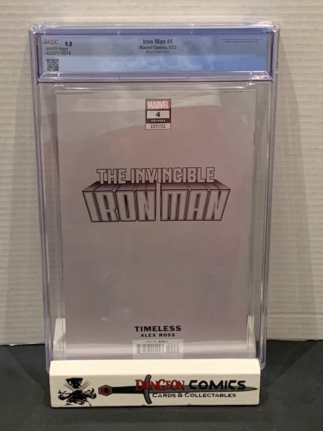 Invincible Iron Man # 4 CGC 9.8 Alex Ross Timeless Variant Cover [GC34]