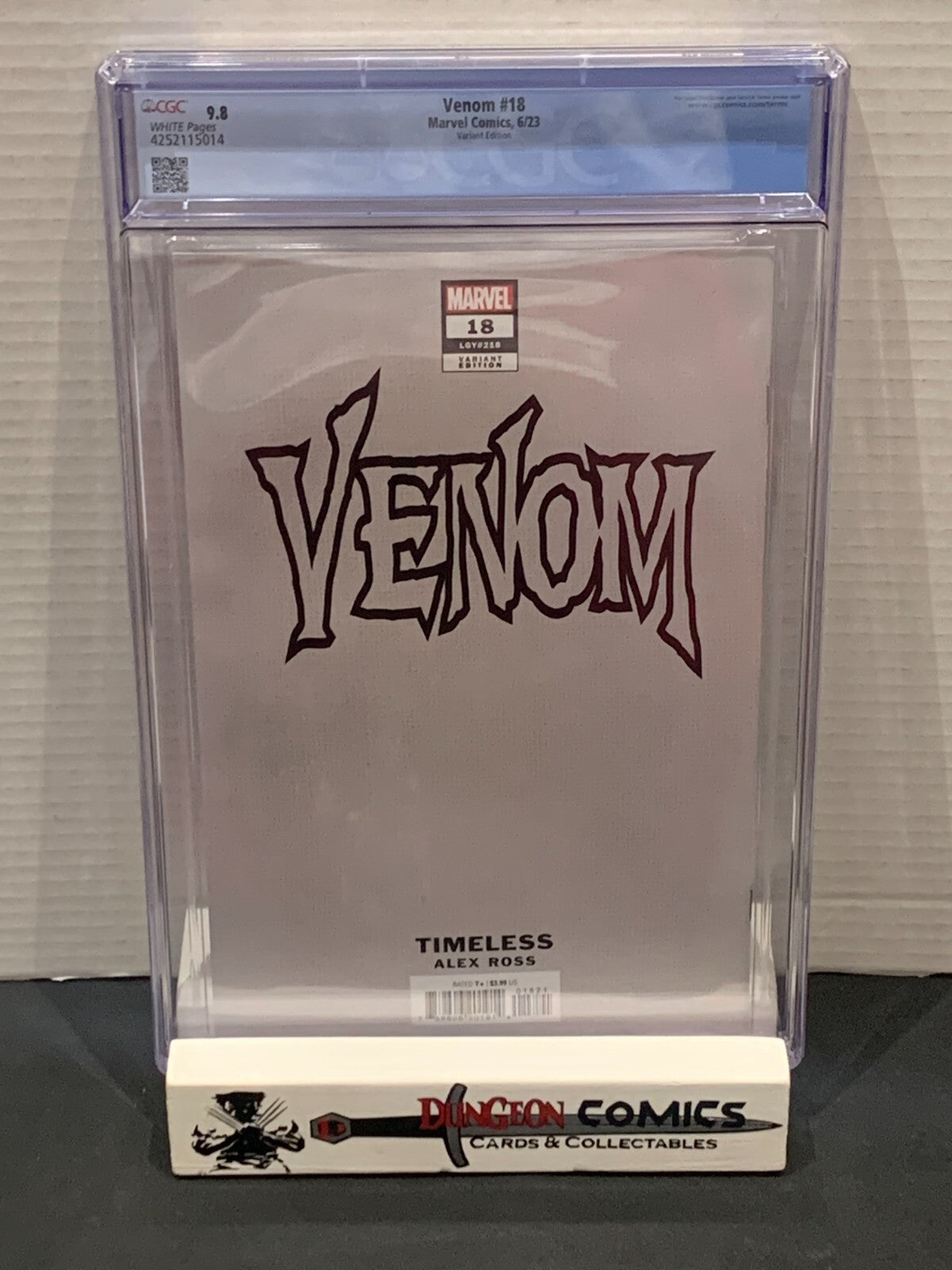 Venom # 18 CGC 9.8 Alex Ross Variant Cover [GC35]