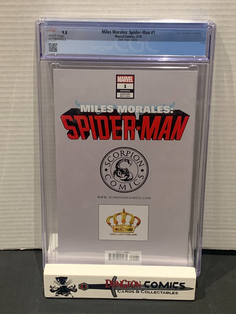 Miles Morales: Spider-Man # 1 CGC 9.8 Scorpion Crain Virgin Variant [GC-21]