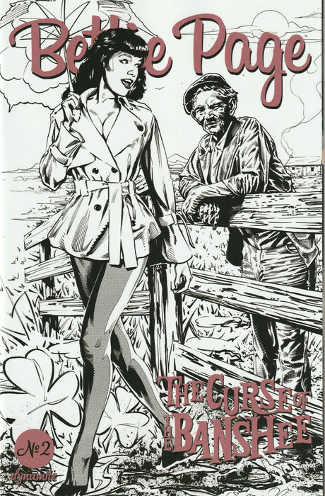 Bettie Page: The Curse Of The Banshee # 2 1:10 Variant NM Dynamite  [A1]