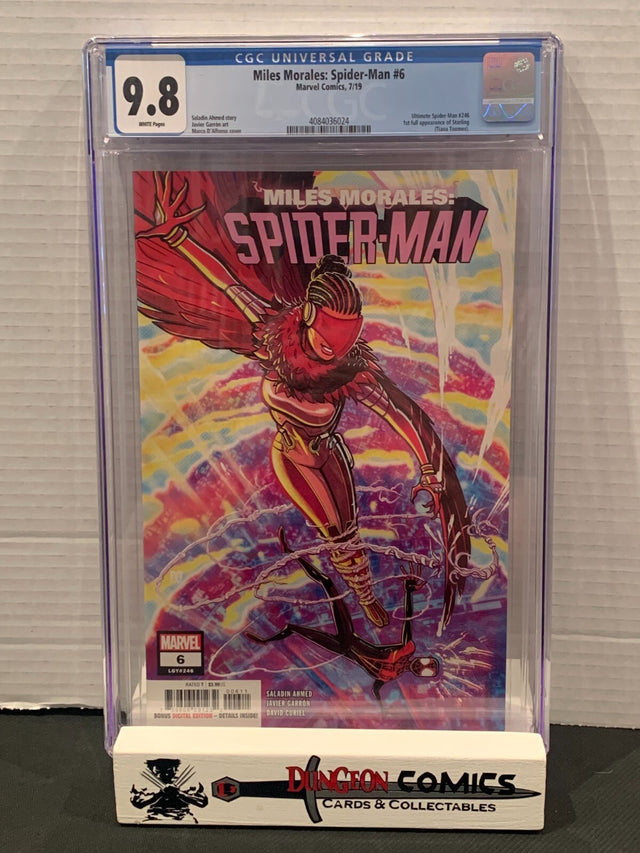 Miles Morales: Spider-Man # 6 CGC 9.8 1st Full App of Starling [GC17]