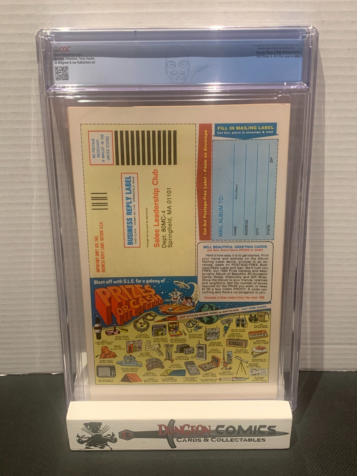 Avengers # 197 CGC 9.2 Marvel 1980 George Perez Custom Label [GC1]