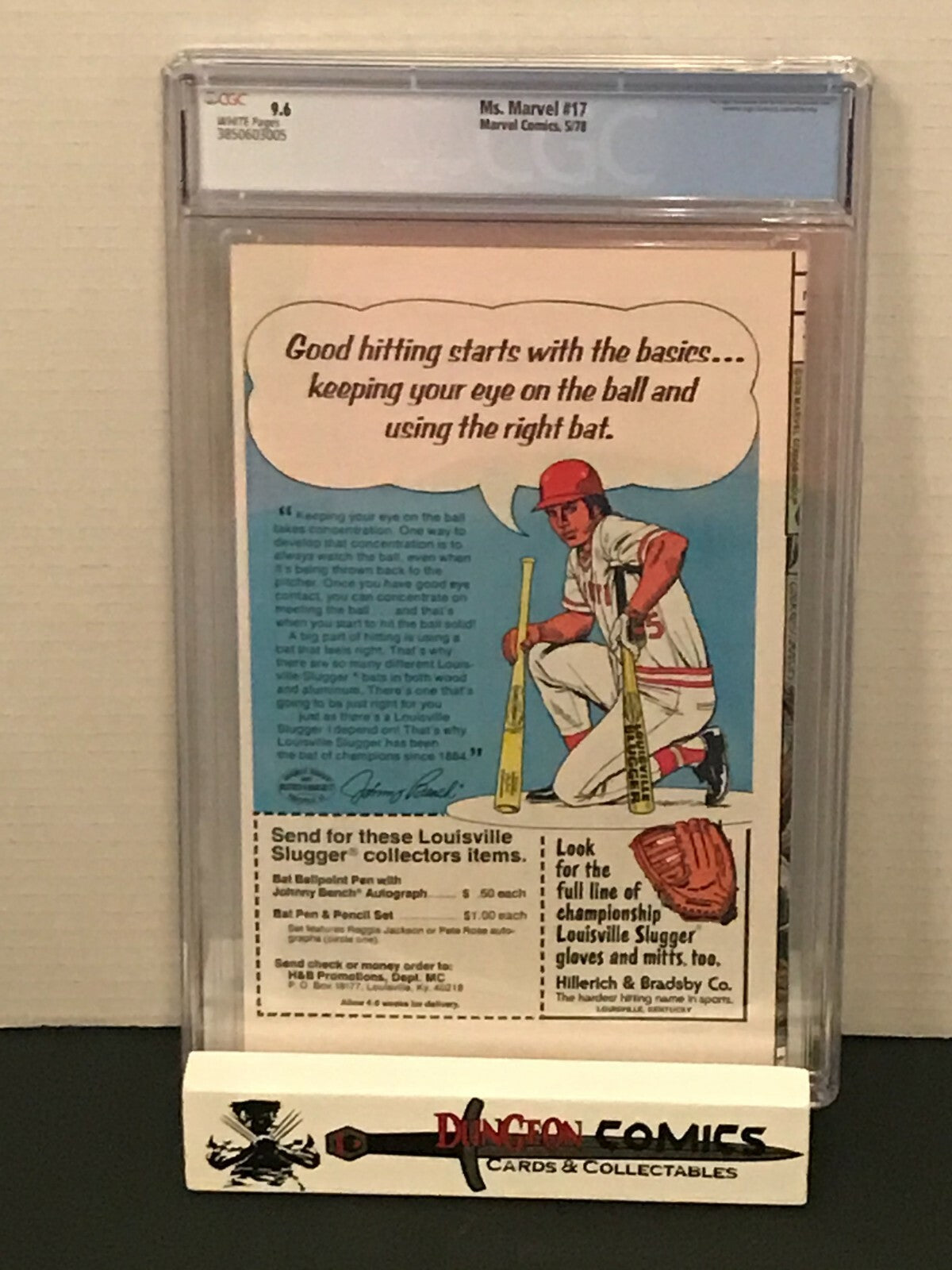 Ms. Marvel # 17 CGC 9.6 White Pages 1st Mystique Cameo Claremont Marvel 