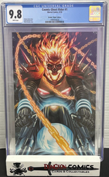 Cosmic Ghost Rider # 1 Mark Brooks 1:100 Virgin Variant CGC 9.8 2018 [EM1]