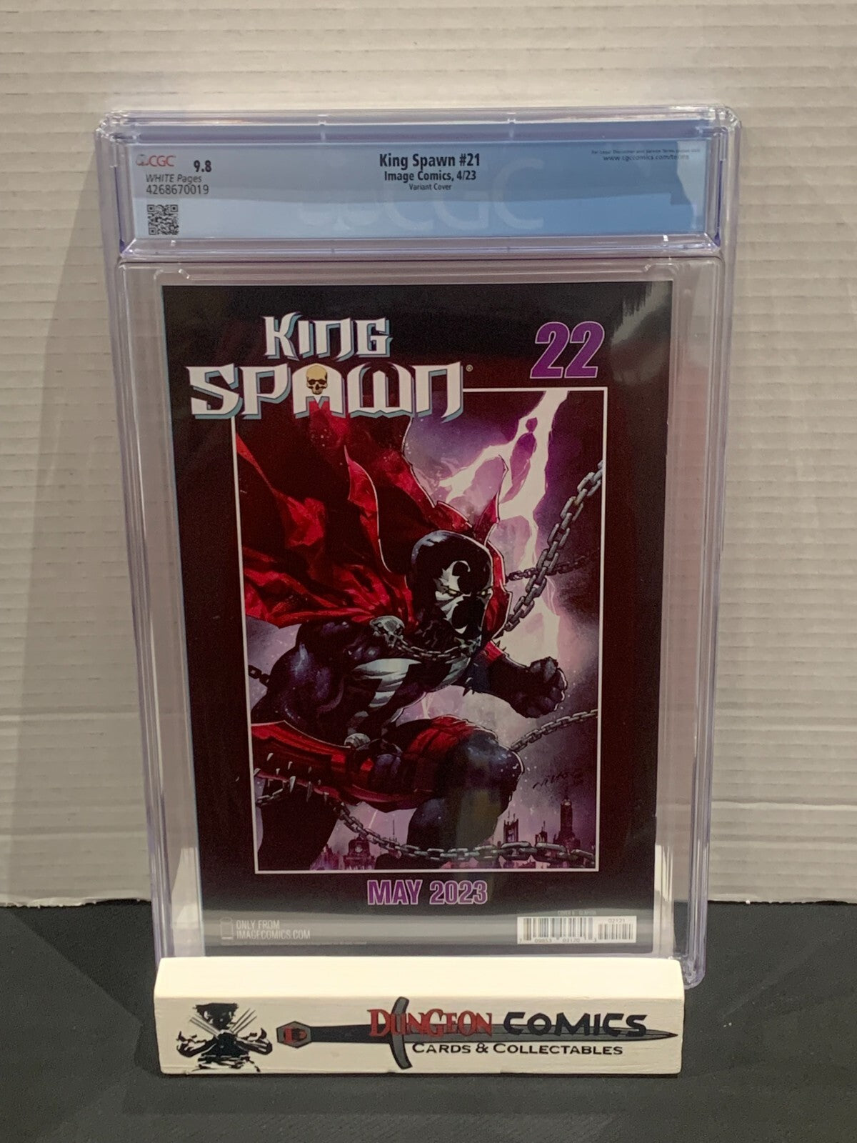 King Spawn # 21 CGC 9.8 Glapion Variant Cover Image 2023 [GC36]