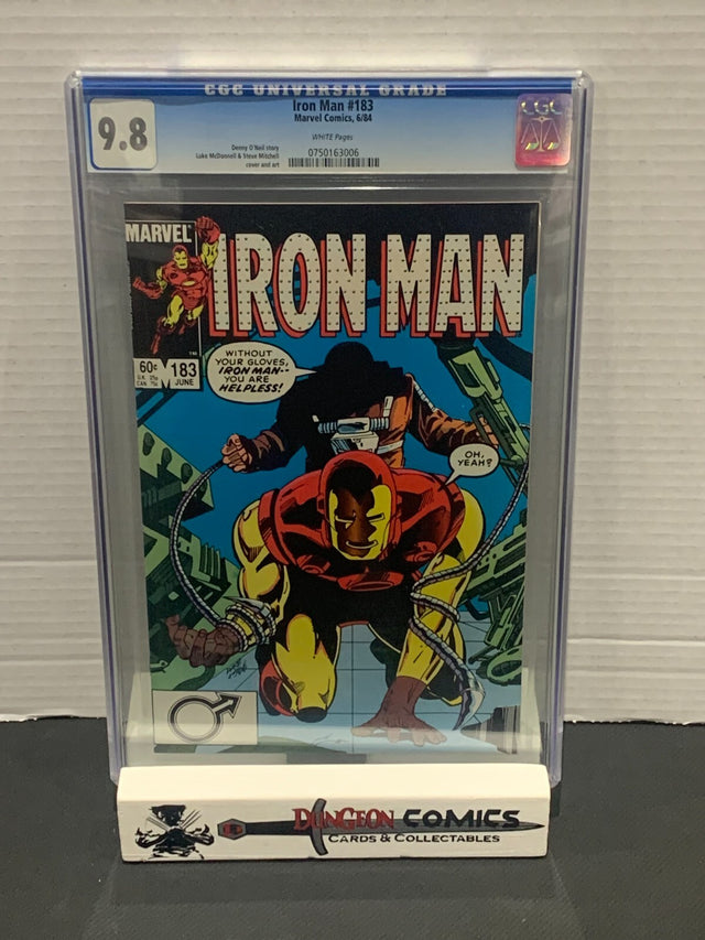 Iron Man # 183 Cover A CGC 9.8 1984 Taurus Appearance [GC37]