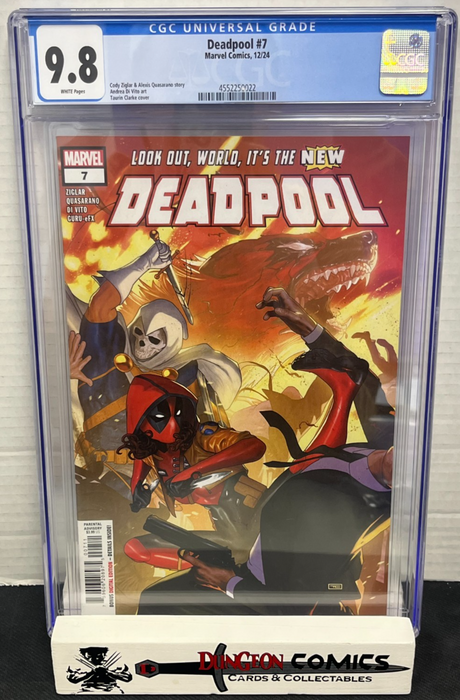 Deadpool # 7 Cover A Marvel 2024 CGC 9.8 [GC30]