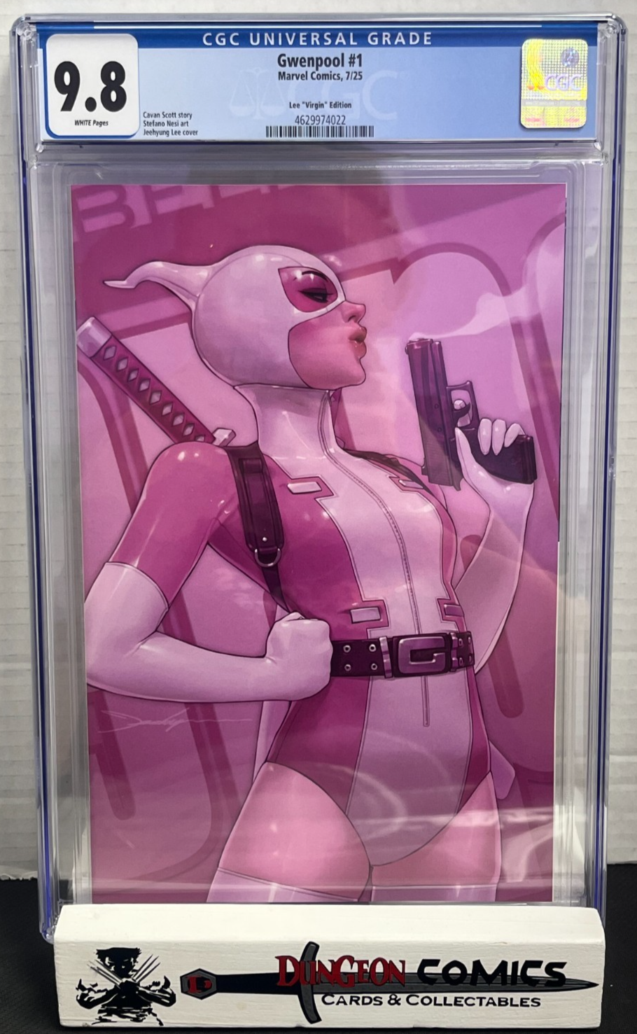 Gwenpool # 1 Jeehyung Lee Virgin 1:100 Cover CGC 9.8 Marvel [CR]