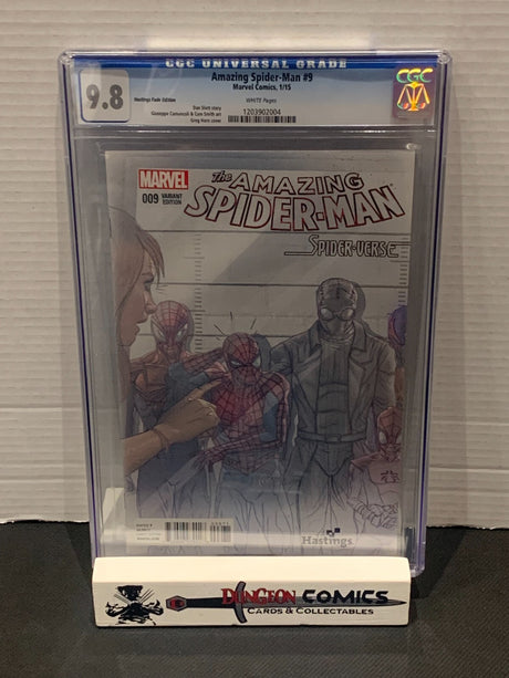 Amazing Spider-Man Vol 3 # 9 Hastings Fade Edition Variant Cover CGC 9.8 [GC36]