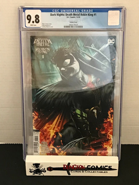Dark Nights : Death Metal Robin King # 1 Variant Cover CGC 9.8 1:25 DC