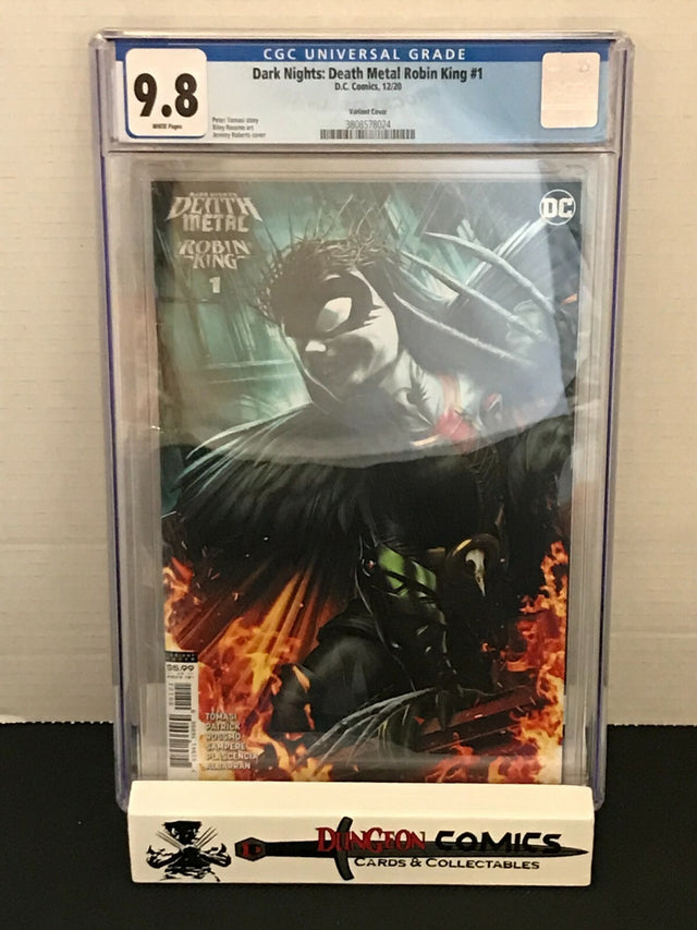 Dark Nights : Death Metal Robin King # 1 Variant Cover CGC 9.8 1:25 DC