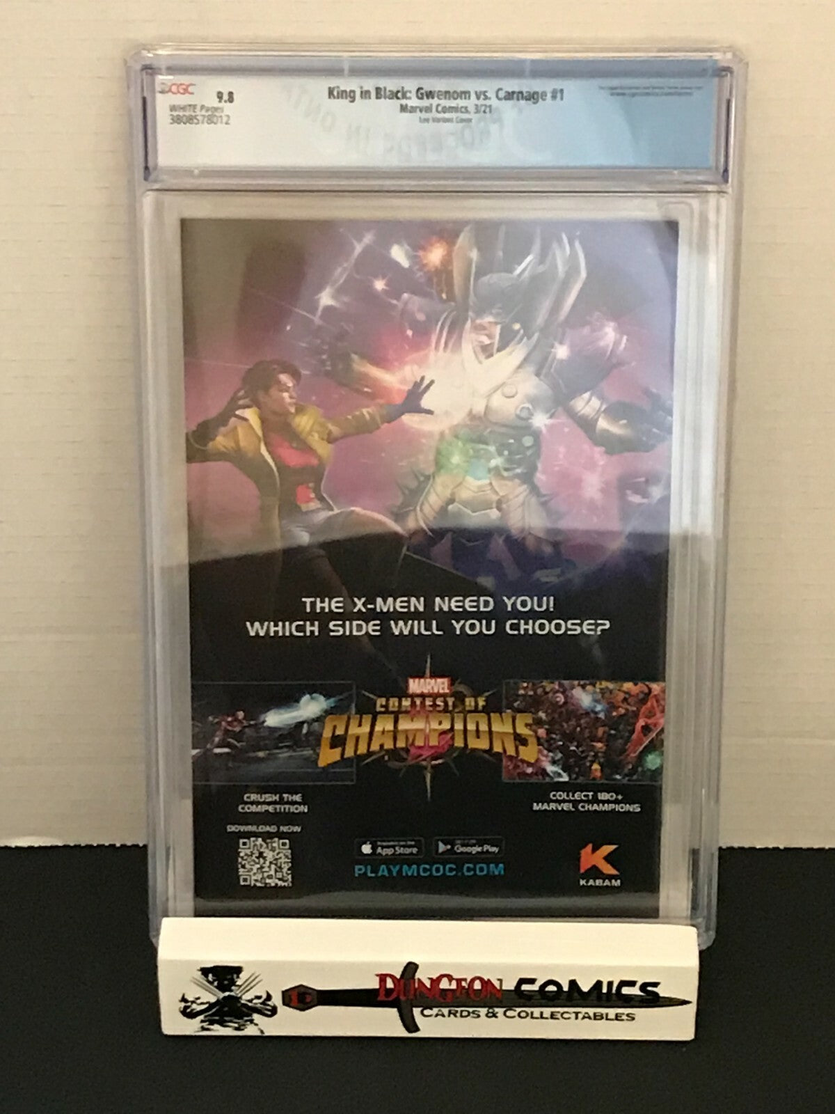 King In Black : Gwenom Vs Carnage # 1 Inhyuk Lee Variant Cover CGC 9.8